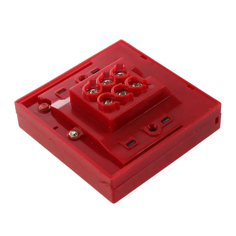 Горячая AC 250 V/12 V DC 12V сбрасываемая ручная точка вызова пожарная сигнализация Тяговая станция