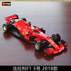 Burago 1:18 Ferrari 2018 SF71-5 Металл F1 гоночный автомобиль модель Игрушечная машина из сплава серии/модель/Дети/Коллекция/игрушки