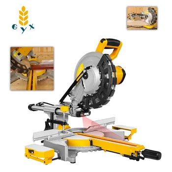 Cheap 10 Inch Aluminum Sawing Machine Household 45 Degree Single Oblique Electric Woodworking Cutting Machine