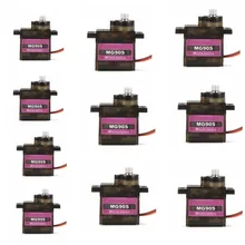 MG90S металлическая Шестерня RC микро сервопривод для RC модели грузовика лодки гоночного автомобиля вертолета самолета и робота