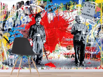 

[Self-Adhesive] 3D Chaplin 00378 Wall Paper mural Wall Print Decal Wall Murals