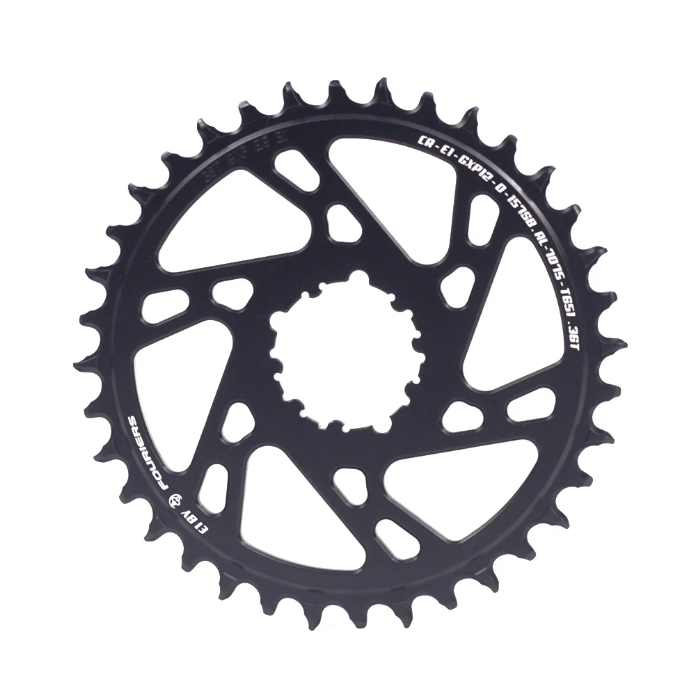 

Circle MTB Bike Single Chainring 0mm Offset Direct Mount Boost 157mm For GXP 12 Speed Narrow wide Teeth Chainwheel