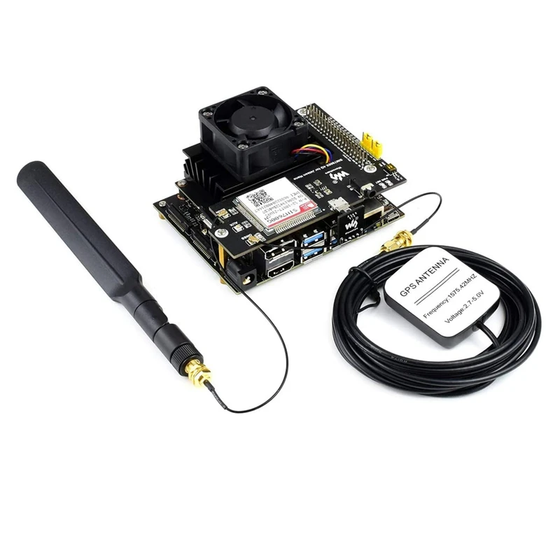 Waveshare 4G/3G/2G/GNSS Плата расширения для Jetson Nano на основе SIM7600G H|Демонстрационные