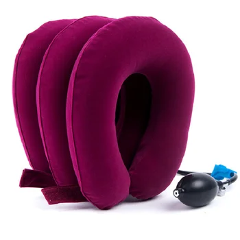 

K-STAR Soft U Neck Pillow Air Inflatable Cervical Device For Head Back Shoulder Neck Pain Health Care Massage KitsCushion