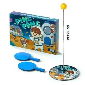 

Rebound Robot Table Tennis Trainer Equipment With Racket Single / Double Easy Installation With A Soft Shaft