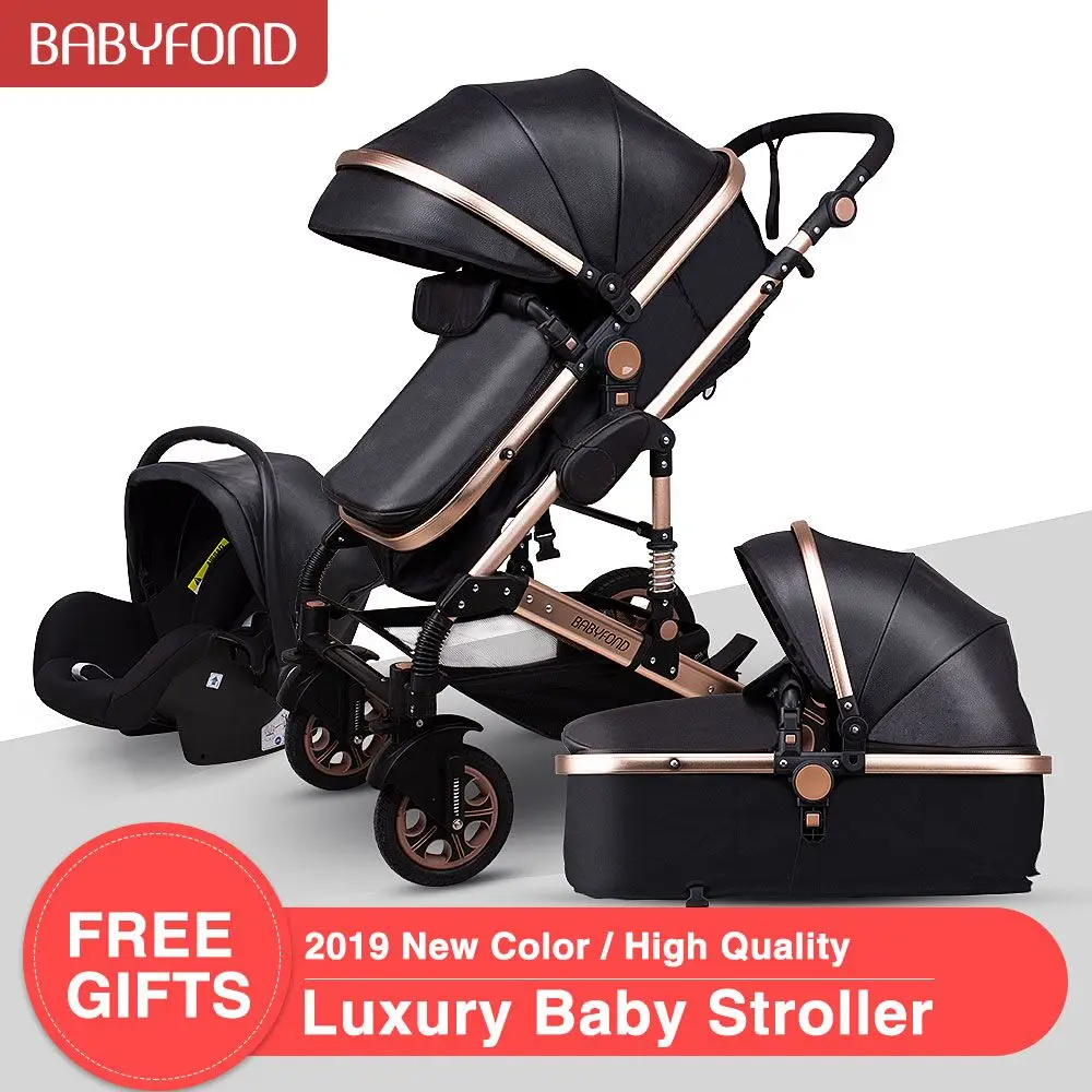 Бесплатная доставка Babyfond 3 в 1 детская коляска двусторонний светильник для