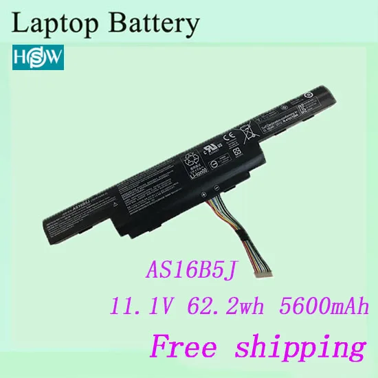 Абсолютно AS16B5J Аккумулятор для ноутбука для Acer Aspire TimelineX 3830T-6608 ID47H02U Аккумуляторы для ноутбуков