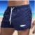 Новый Бренд Купальники Плавательные Шорты для мужчин Плавки Плюс Размер Полосатый Быстросохнущий Купальник Человек Пляжная Одежда Серфинг Шорты