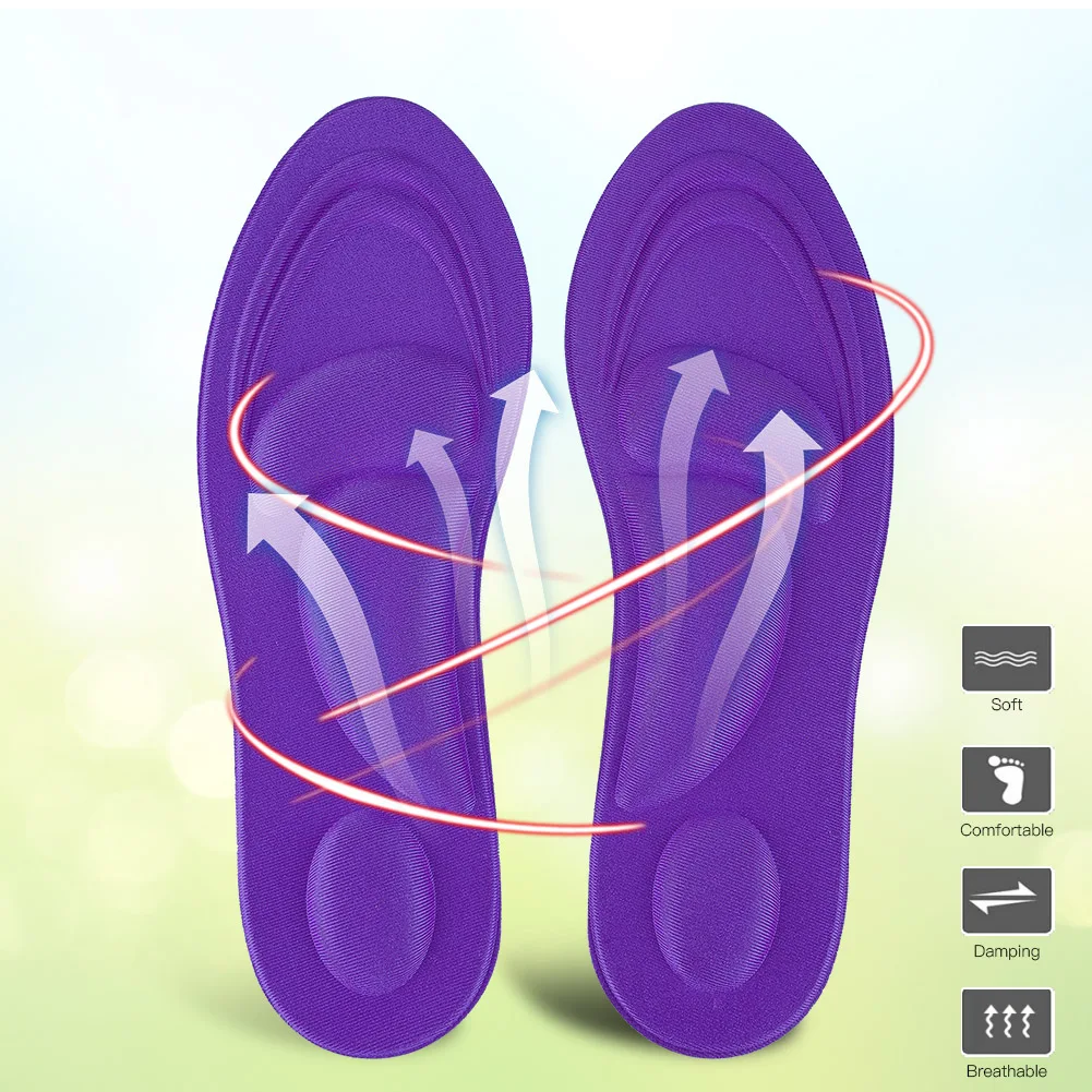 Puseky пены памяти orthotic стелька супинатор ортопедический стельки для обуви плоские Ноги Уход подошва обуви ортопедические подушки