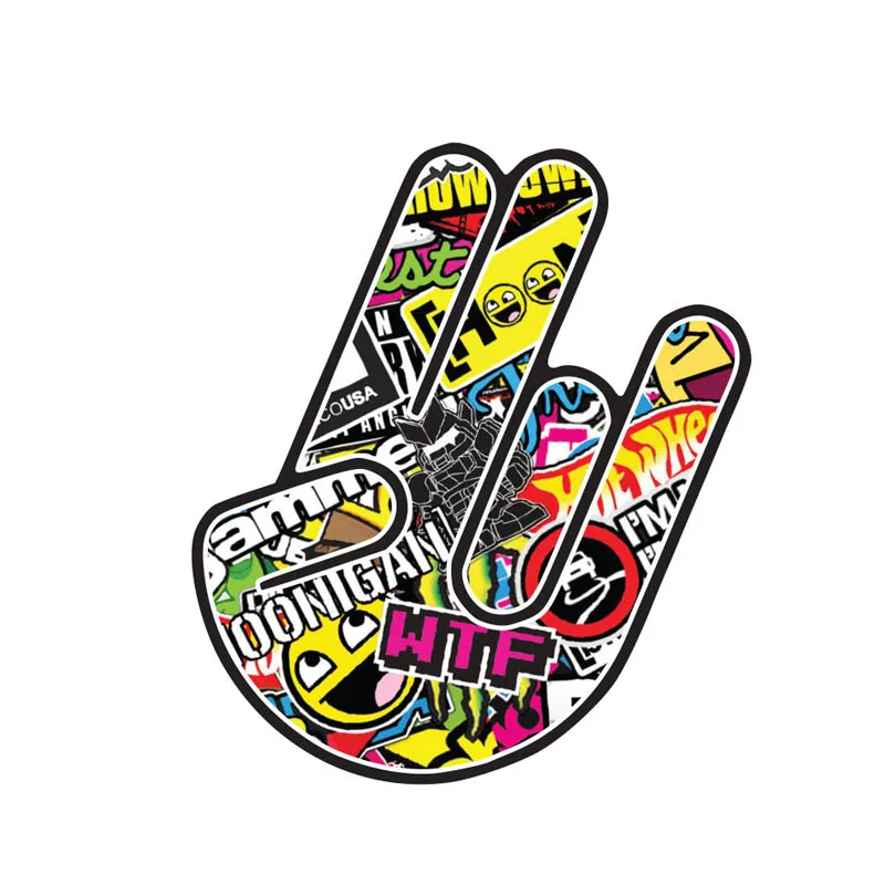 

Interesting Car StickerJDM Shocker Decal Motorcycle Accessories KK Vinyl Cover Scratches Waterproof PVC 14.6cm X 10cm