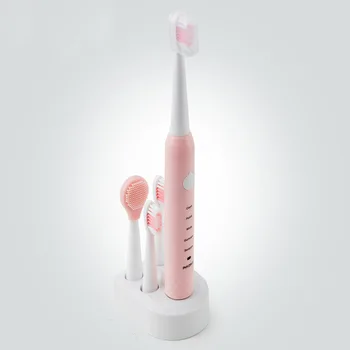 

Adult Children Sonic Electric Toothbrush Multi-functional Fully Automatic Lazy Toothbrush Head Soft Bristle Replacement Gift Cus