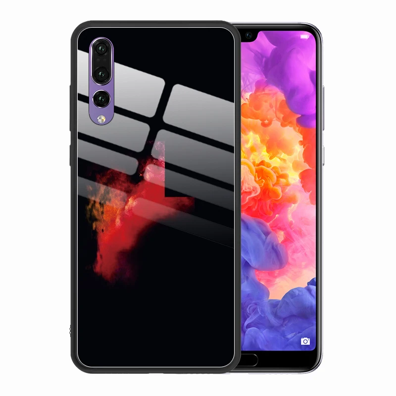 Роскошный чехол для телефона с 26 буквами A B C D для huawei P20 Lite Pro Huawie P30 Lite Pro Coque, закаленное стекло, чехол для huawei P30 Lite P30 Pro huawei mate 10 Lite 20 Lite Funda