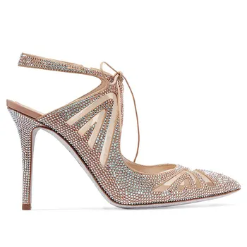 

2018 New Color Hot Diamond High Heel Sandals, Extra High Heel Shoes, Wedding Shoes, Rome Single Shoes, European And American Hig