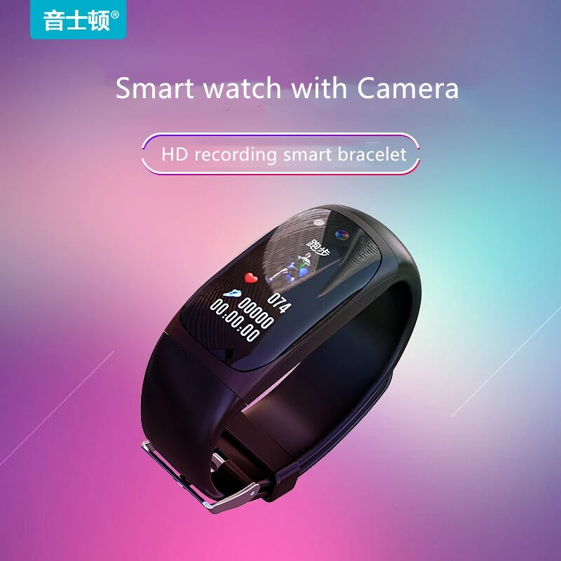 Yescool A10 digital Camera Recorder Bracelet Dictaphone Watch Professional Mini Bluetooth Heart Rate blood pressure pedometer