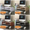 Multi-function Desktop Monitor Stand Computer Screen Riser Wood Shelf Plinth Strong Laptop Stand Desk Holder For Notebook TV ► Photo 3/4