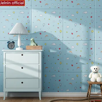 

Wallpaper self-adhesive wall stickers cartoon moon cute kids kindergarten anti-collision foam soft package bedroom wall stickers