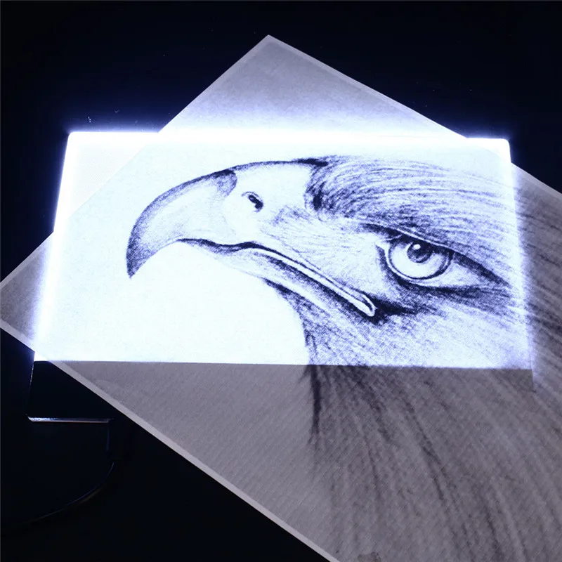 СВЕТОДИОДНЫЙ цифровой планшет для рисования A4/A5 графические планшеты светодиодный свет накладки на коробку Электронный USB Трассировка художественная копия доска картина стол