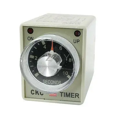 

AH3-3 AC 36V 8 Pins DPDT 0-10 Seconds 10Sec Power on Delay Timer Time Relay