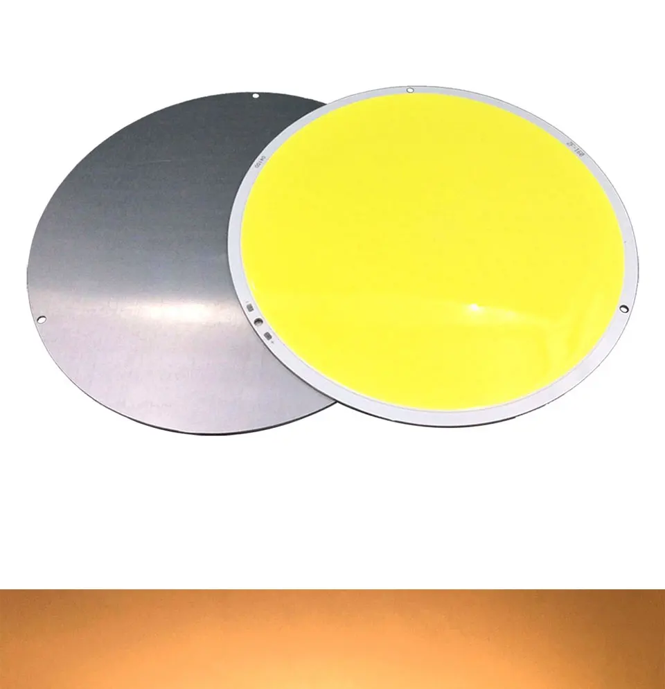 DC12V Dimmable Round COB LED Lamp Panel Lights 12V 50W LED Bulb with Dimmer Blue Warm Cold White Color Aluminum COB Board 108MM (9)