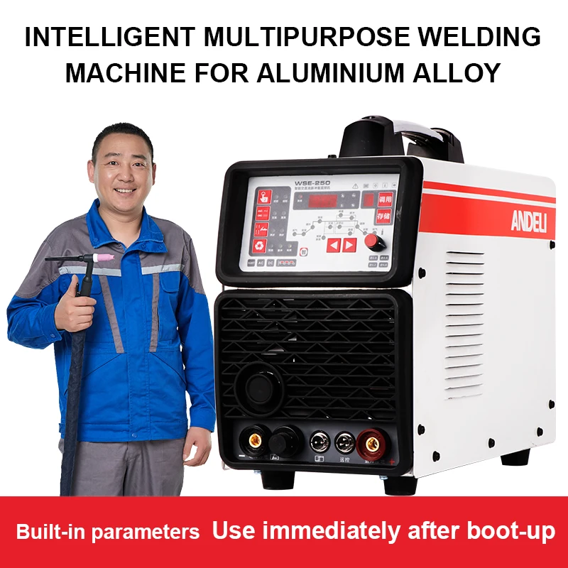 

ANDELI TIG-250PACE AC/DC 220V tig aluminum welding machine tig mma welder aluminum alloy tig welding machine