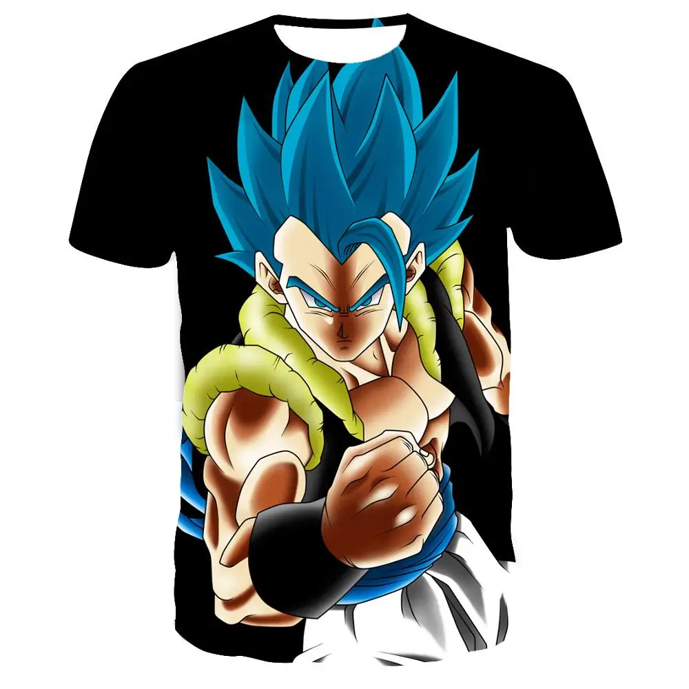 2019 бренд Dragon Ball футболка 3d футболка аниме Мужская футболка Забавные футболки хип-хоп 2019 японская мужская одежда винтажная одежда