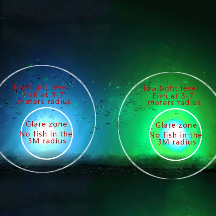 20W COB underwater LED fishing lights 10