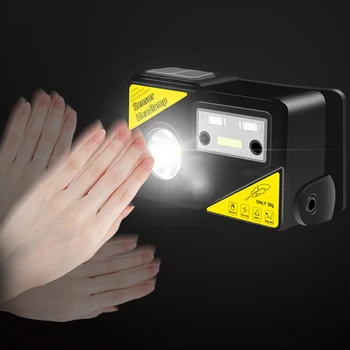 

Litwod XM-L2 U3 Sensor Led Headlamp Build-in Battery USB Rechargeable Head Cap Lamp Waterproof Flashlight Light Headlight Bulbs