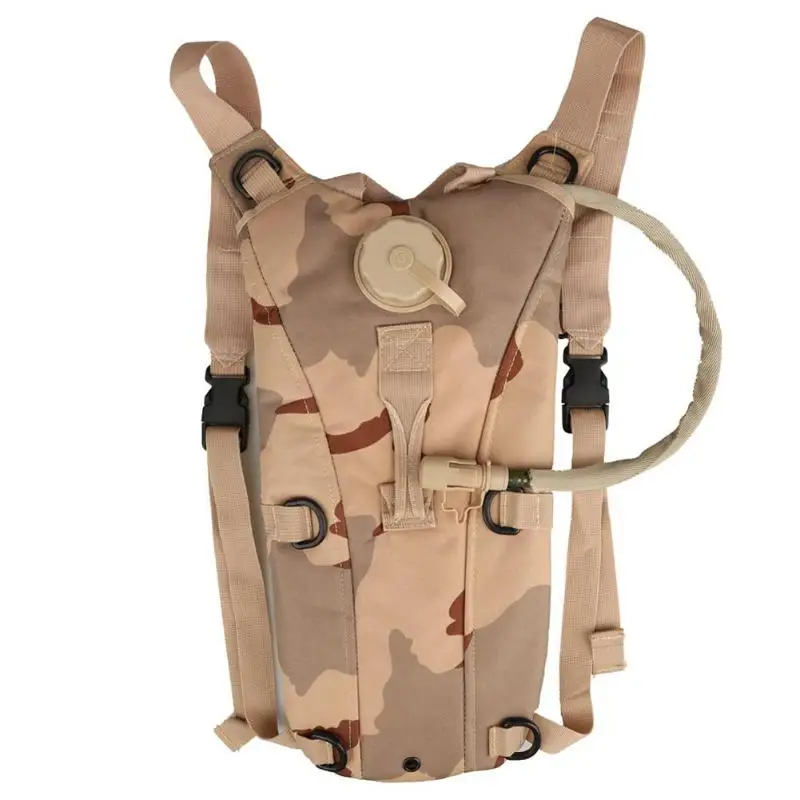 3L Water Bag Molle Hydration Backpack Outdoor Nylon Sport Bladder Bag