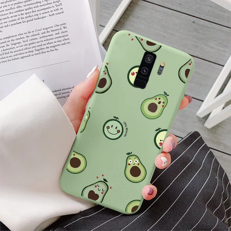 For Samsung Galaxy S9 Plus Case Avocado Silicon Soft TPU Phone Cover For Samsung s9plus S 9 Plus Fundas Bumper Bags Shell Etui samsung silicone Cases For Samsung