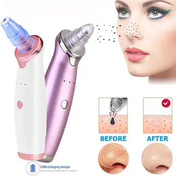 

USB Blackhead Remover Vacuum Suction Face Pimple Acne Comedone Extractor Facial Pores Cleaner Skin Care Tools 2 Styles