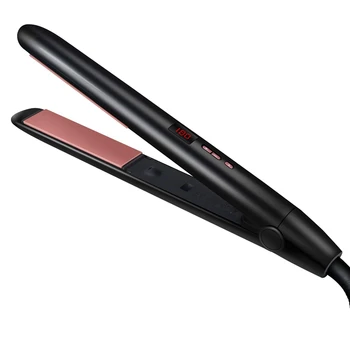 

Professional Hair Straightener Curler Flat Iron LCD Display Negative Lon Wand Straightening Ionic Curling Corrugation Crimper