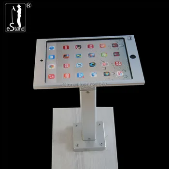 

eStand BR24004S trade show metal tablet trestle anti theft for ipad mini5 stand prop adjustable safe presentation