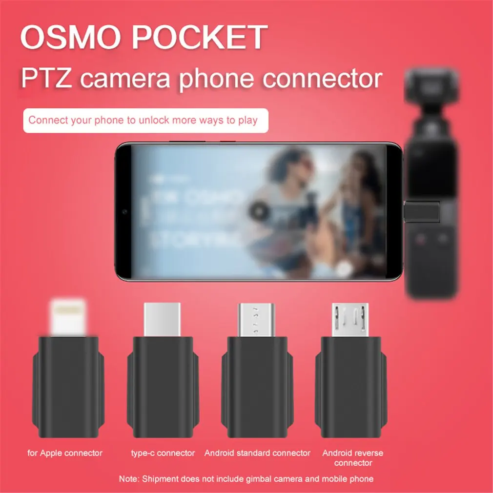 Mobile Phone Type-C Connector Adapter USB Adapter Micro-USB Converter Connector for Android Forward Interface for OSMO POCKET