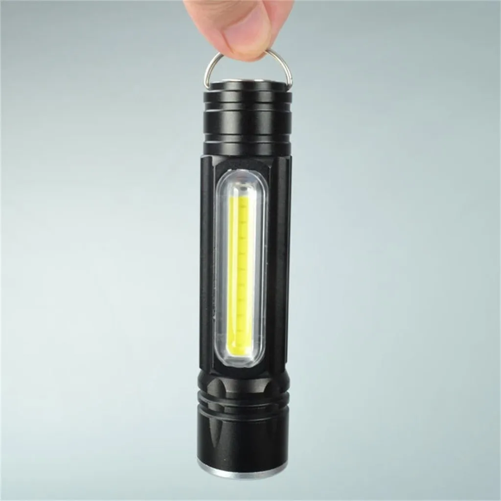 T6 Cob Led Tacticals Usb Перезаряжаемый масштабируемый флэш-светильник фонарь лампа светильник для кемпинга открытый флэш-светильник для охоты ночной езды светильник