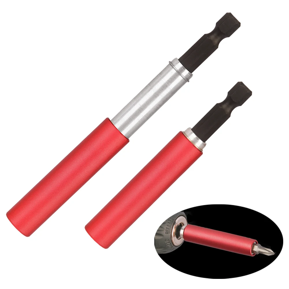 2pcs Hex Bit Tip Holder 1/4 Inch Magnetic Quick Release Screwdriver Extension Bar Hand Tool | Инструменты