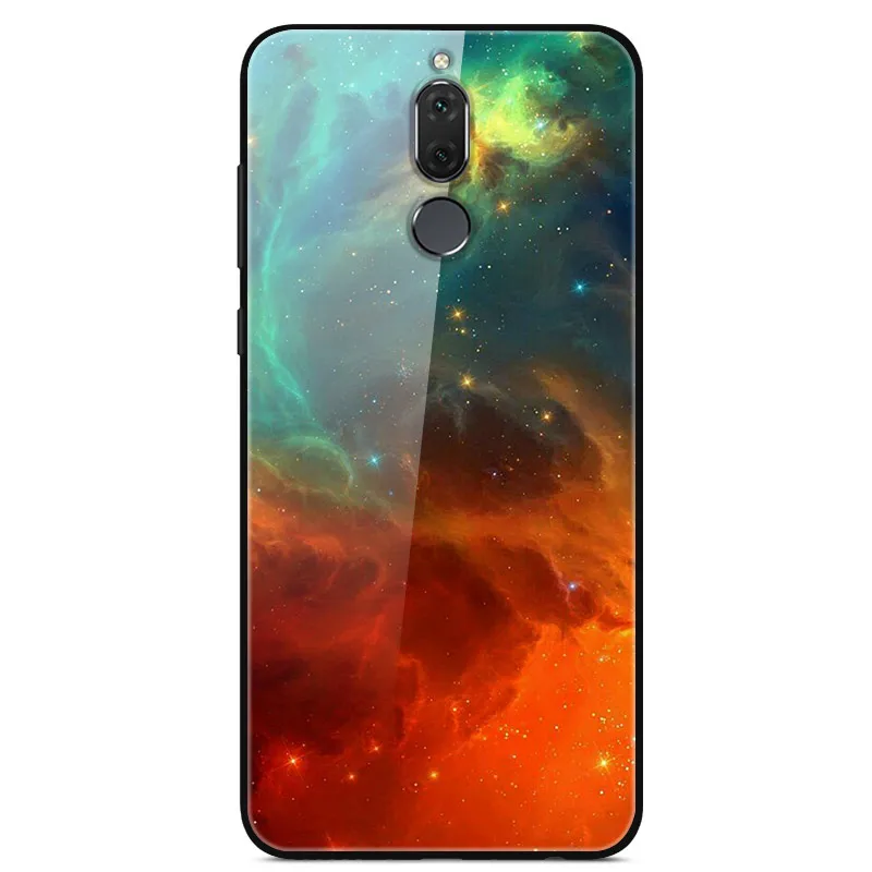 Для huawei mate 10 Lite чехол для телефона, закаленное стекло, жесткие чехлы для huawei Nova 2i чехол mate 10 Lite 10 Lite Nova2i, мягкий бампер - Цвет: 45