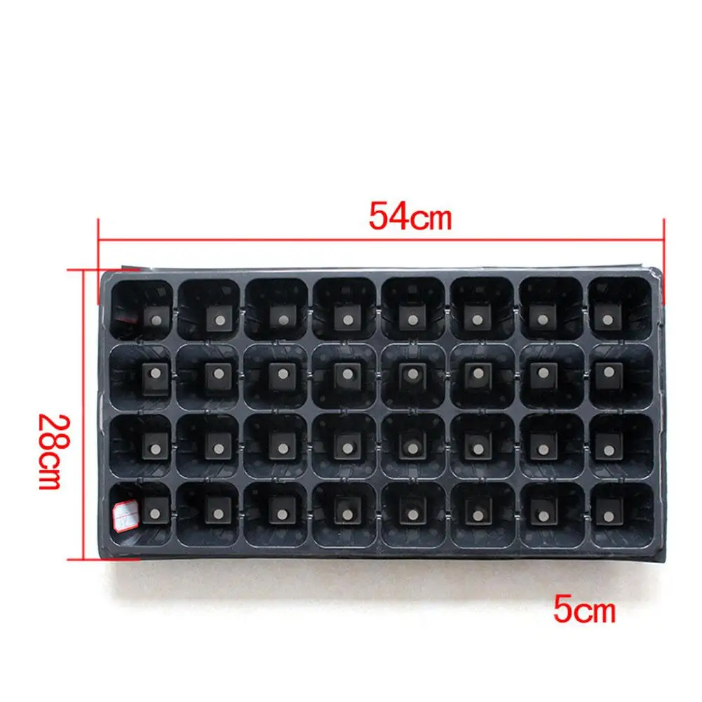 10Pcs Plastic Nursery Pots Planting Seed Tray Kit Plant Germination Box Garden Grow Box Gardening Supplies