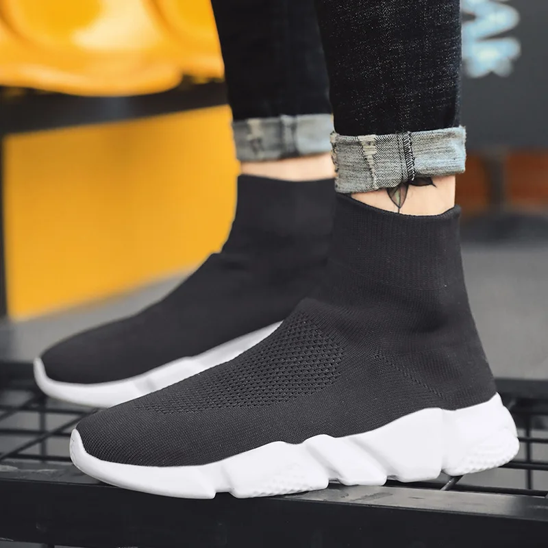 

Autumn And Winter Couples Cotton-padded Shoes Hight-top wa zi xie WOMEN'S Shoes Casual Sports Breathable Fly Woven Lazy MEN'S Sh