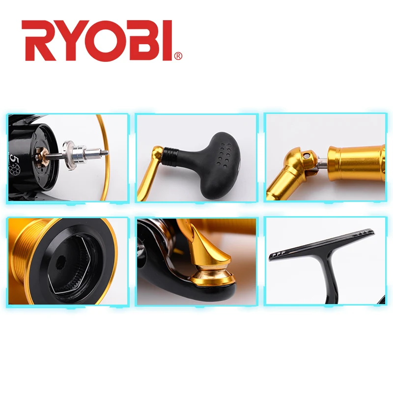 RYOBI LEGACY спиннинговые Рыболовные катушки 2000/3000/4000 передача 6000/8000: 1/5.1:1 5 + 1BB