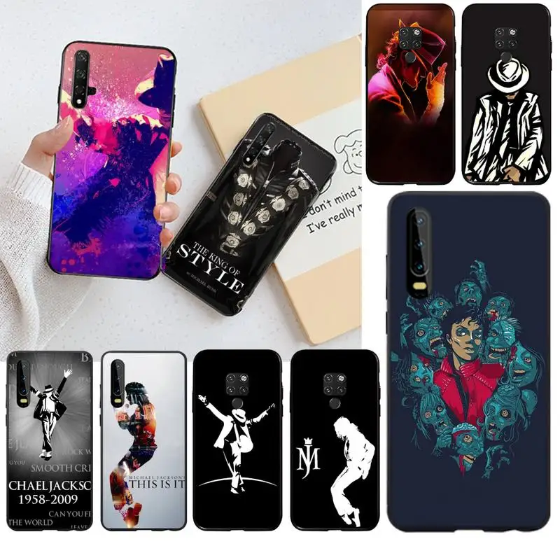 Чехол для телефона с принтом Майкла Джексона танца Huawei P40 P30 P20 lite Pro Mate 20 P Smart 2019