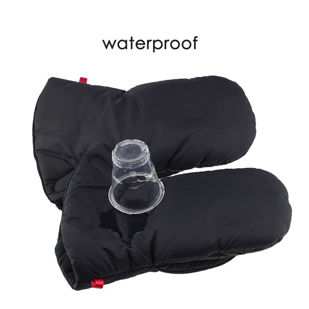 Winter Warme Stroller Gloves Kids Pushchair Hand Muff Waterproof Pram Accessory Mitten Baby Buggy Clutch Cart Outdoor Glove