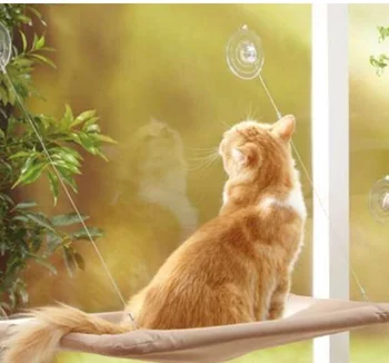 

Cat Sunny Seat Cute Pet Hanging Beds Bearing 20kg Window Mount Pet Cat Hammock Comfortable Cat Pet Bed Shelf Seat Beds