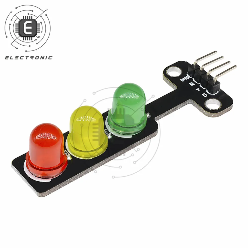 Mini LED Traffic Light Module 5V Traffic Light Lighting Module Digital Signal Output Ordinary Brightness Red Yellow Green 5mm led modules led module
