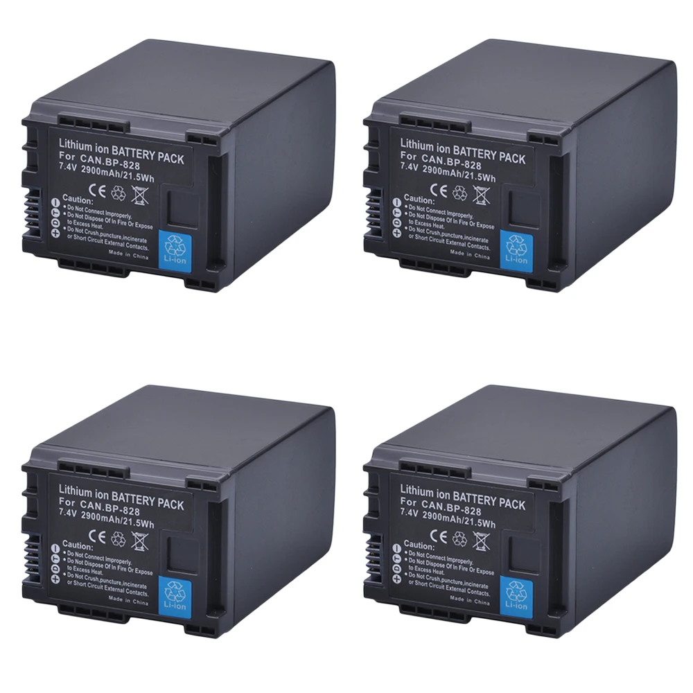DuraPro BP-828 BP828 BP 828 Akku LCD-USB-Ladegerät für Canon VIXIA G
