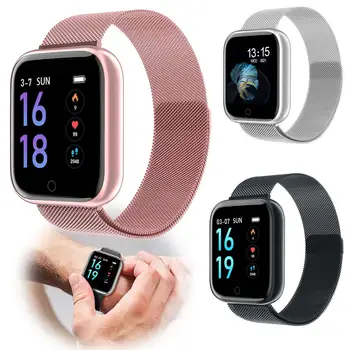 

Sports Fitness Tracker Bluetooth Smartwatch Heart Rate Sleep Monitor Remote Camera Life Waterproof Wristwatch for Android iPhone