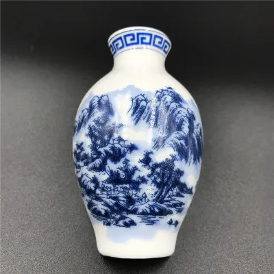 Chinese Blue and White Porcelain Vase Magnet Refrigerator