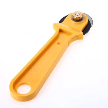 

Round Manual Wheel Cutter Scissors Rotary Multifunctional Cloth Plasic Roller Cutter HUG-Deals