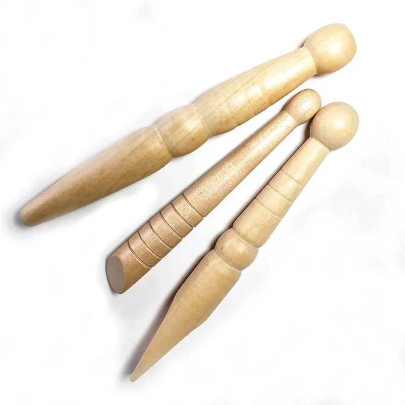

3PCS Original Wooden Foot Body Massage Stick Relieve Muscle Soreness Relaxing Tool Acupuncture Foot Reflexology Massager