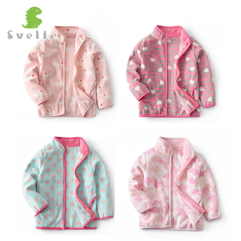 Najtaniej SVELTE wiosna jesień zima dla dzieci dzieci dziewczyny śliczne miękka kurtka polarowa płaszcz odzież wierzchnia Cardigan odzież bluza