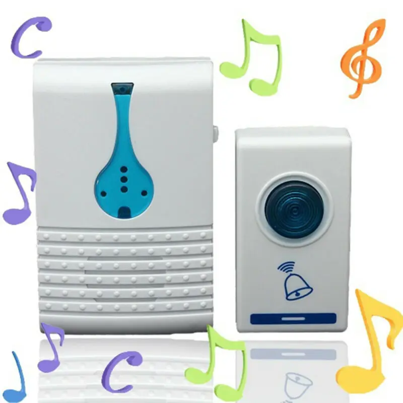 Беспроводной дверной звонок переменного тока громкий громкоговоритель Комплект